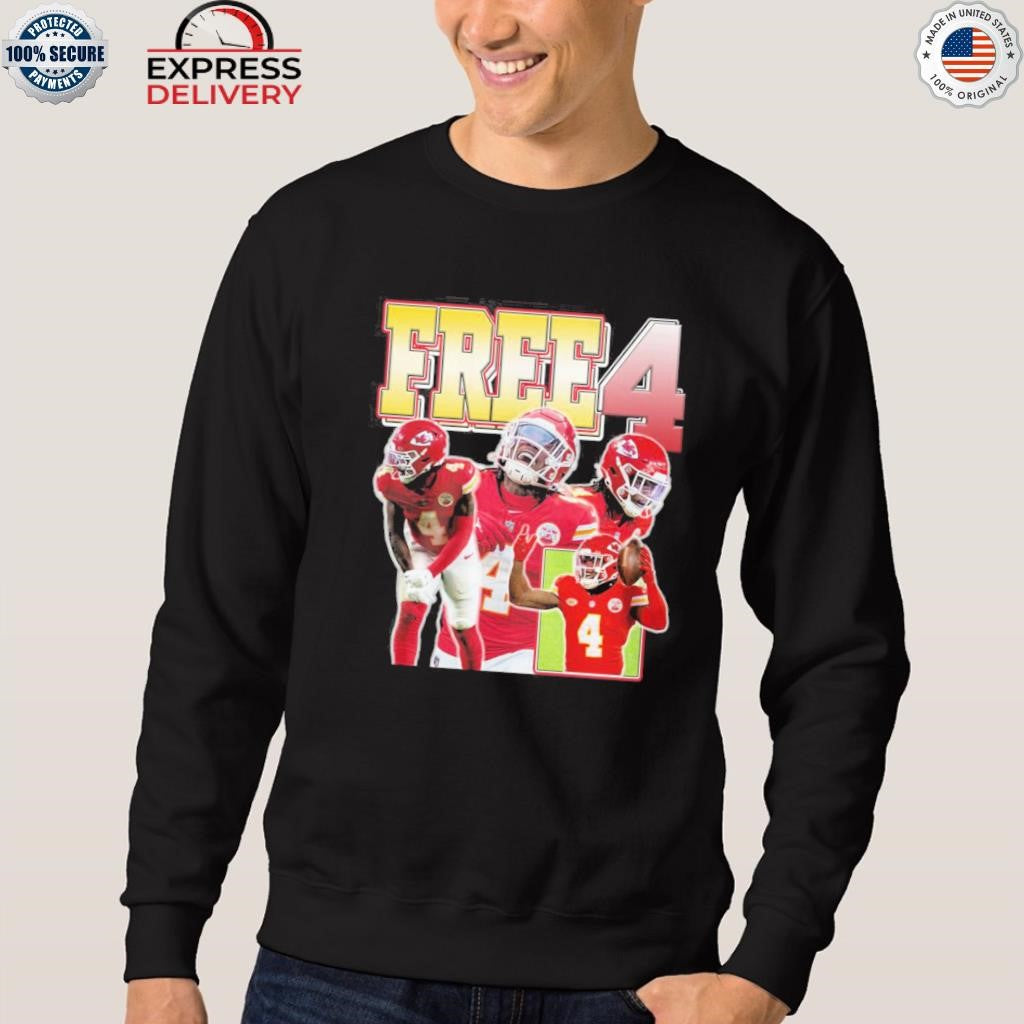 Free 4 Chiefs Andy Reid & Rashee Rice Shirt
