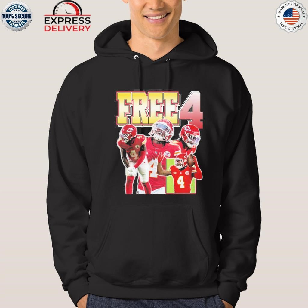 Free 4 Chiefs Andy Reid & Rashee Rice Shirt