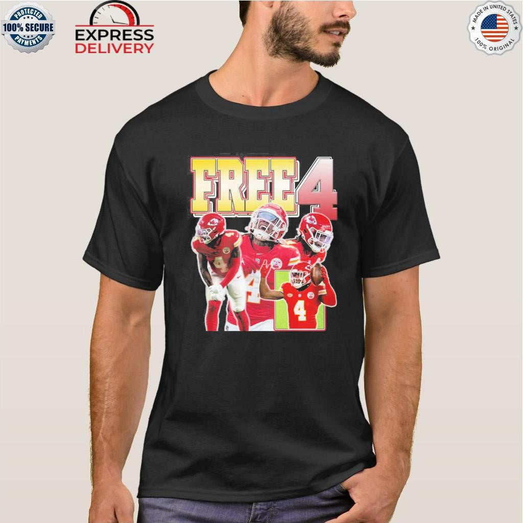 Free 4 Chiefs Andy Reid & Rashee Rice Shirt