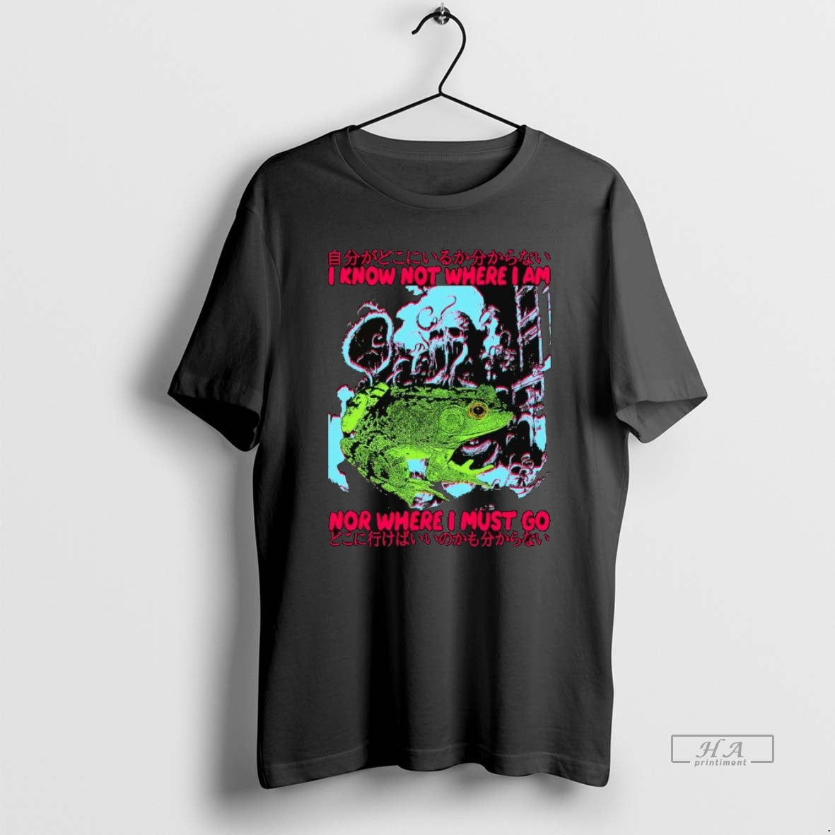 Official Frog I Know Not Where I Am Nor Where I Must Go T-Shirts, Hoodie, Sweatshirt | InkRitualCo.com