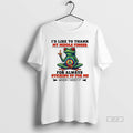 Official Frog Id Like To Thank My Middle Finger For Always Sticking Up For Me T-Shirts, Hoodie, Sweatshirt | InkRitualCo.com
