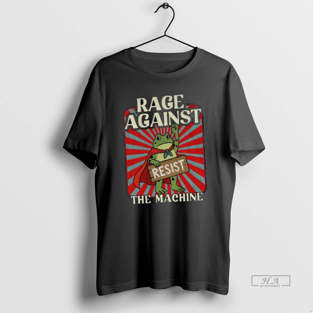 Official Frogs Portland Resist Rage Against The Machine Meme T-Shirts, Hoodie, Sweatshirt | InkRitualCo.com