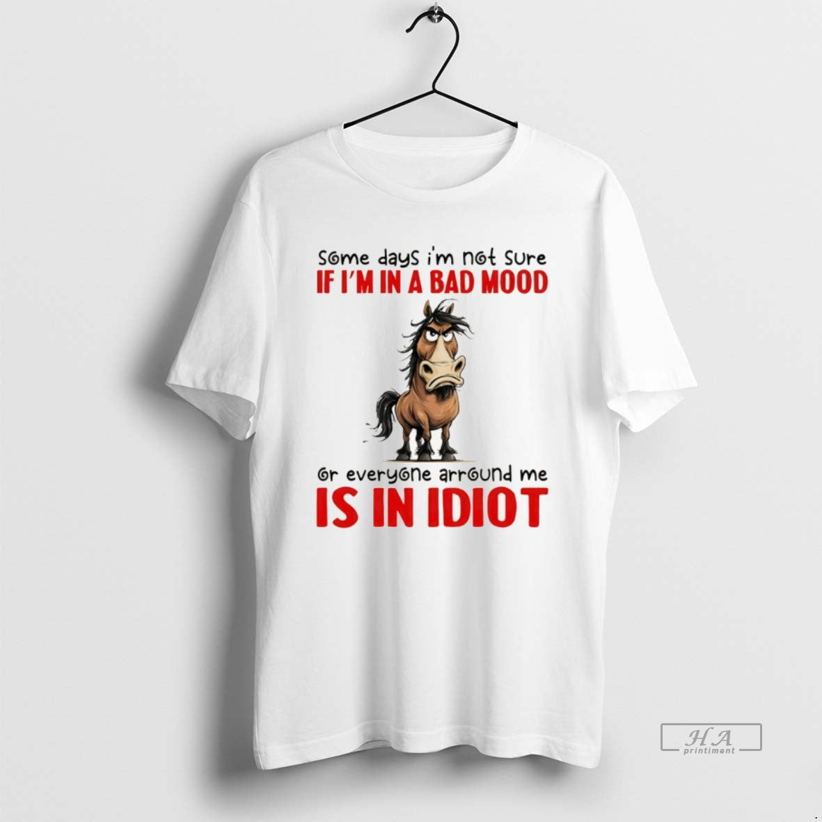 Official Funny Donkey Some Days Im Not Sure If Im In A Bad Mood Or T-Shirts, Hoodie, Sweatshirt | InkRitualCo.com