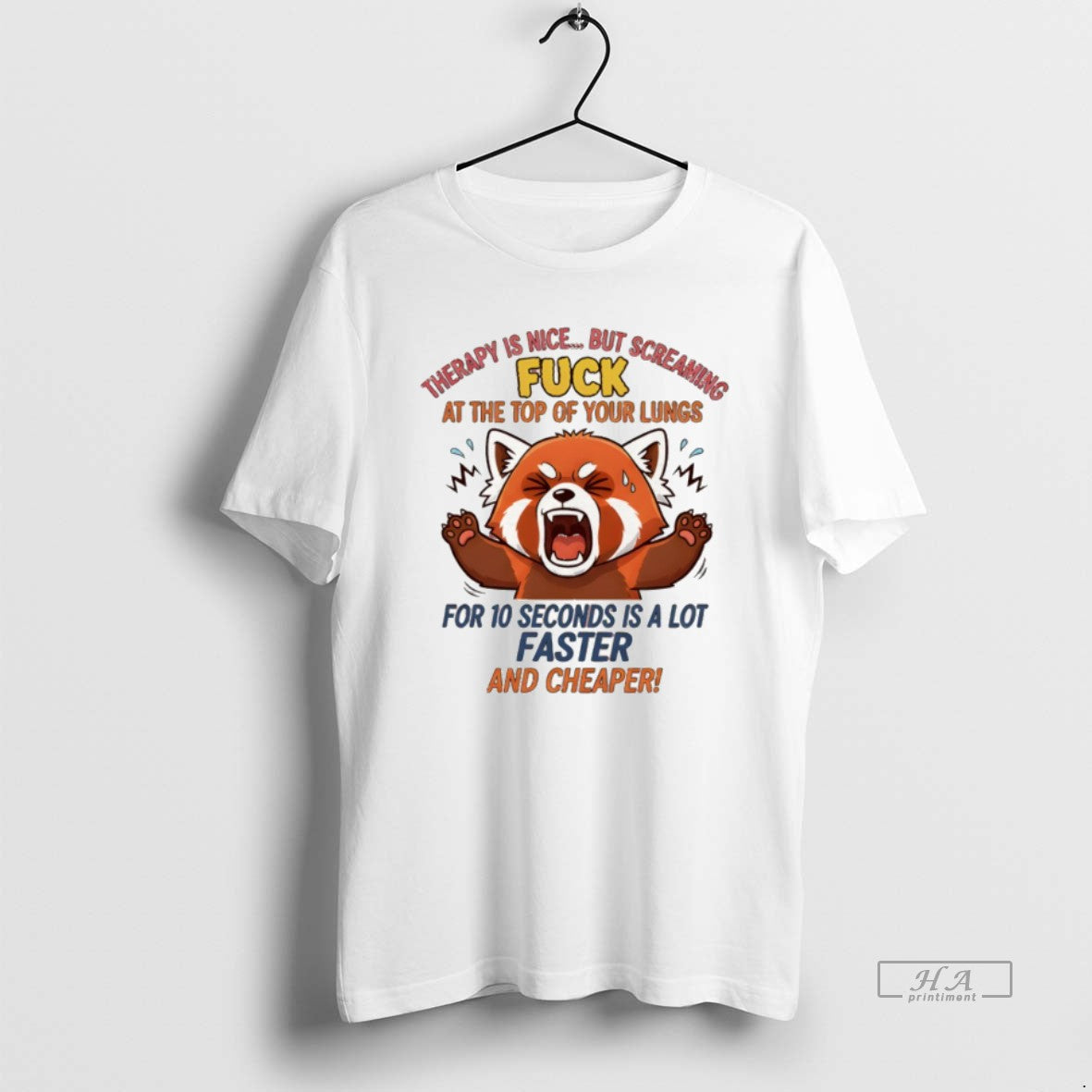 Official Funny Fox Therapy Is Nice But Screaming Fuck At The Top Of Your Lungs T-Shirts, Hoodie, Sweatshirt | InkRitualCo.com