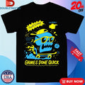 Games Done Quick GDQ Awesome Skater Skull Shirts