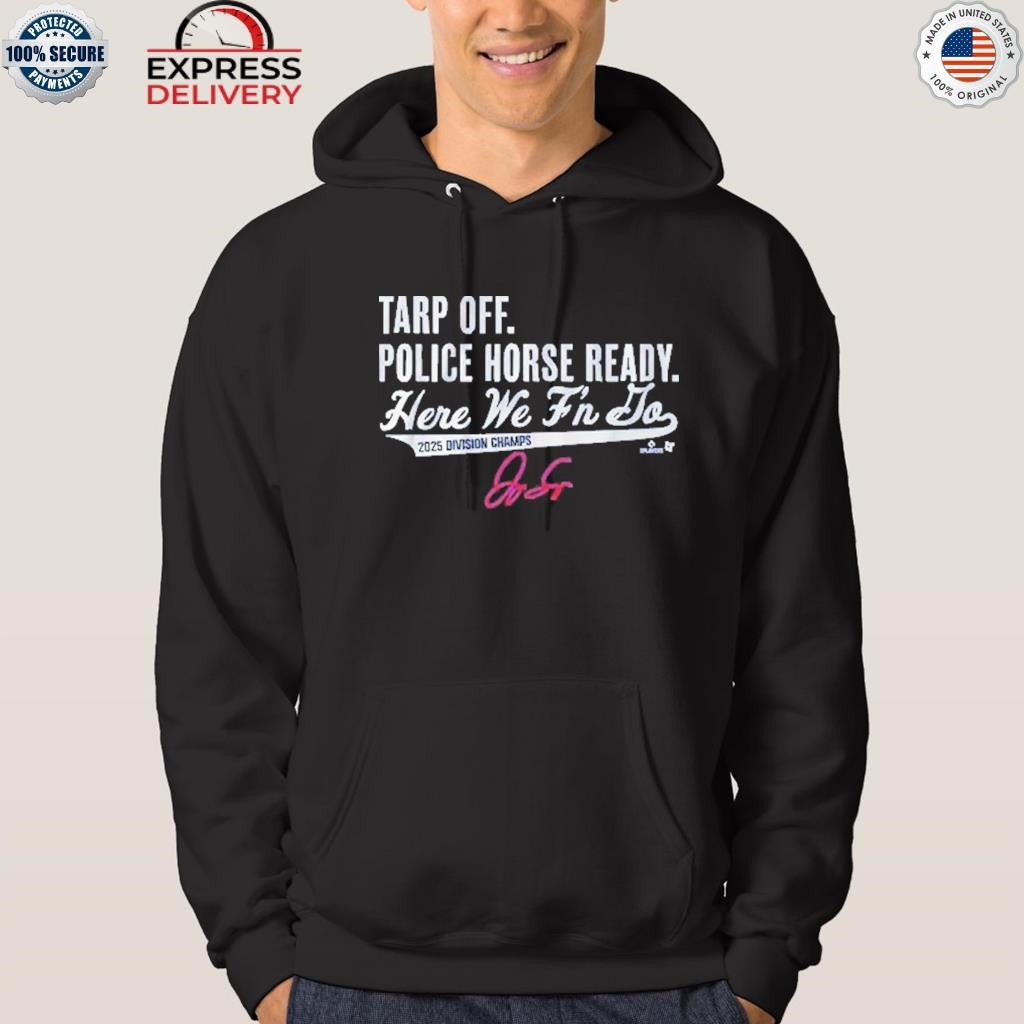 George Springer Tarp Off Police Horse Ready Shirt
