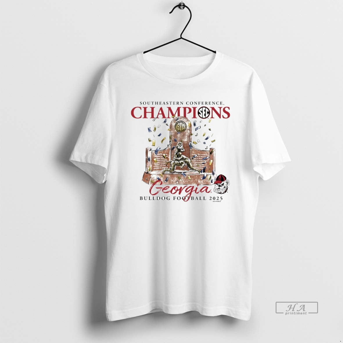 Official Georgia Bulldogs 2025 Sec Football Champions Trophy Circle T-Shirts, Hoodie, Sweatshirt | InkRitualCo.com