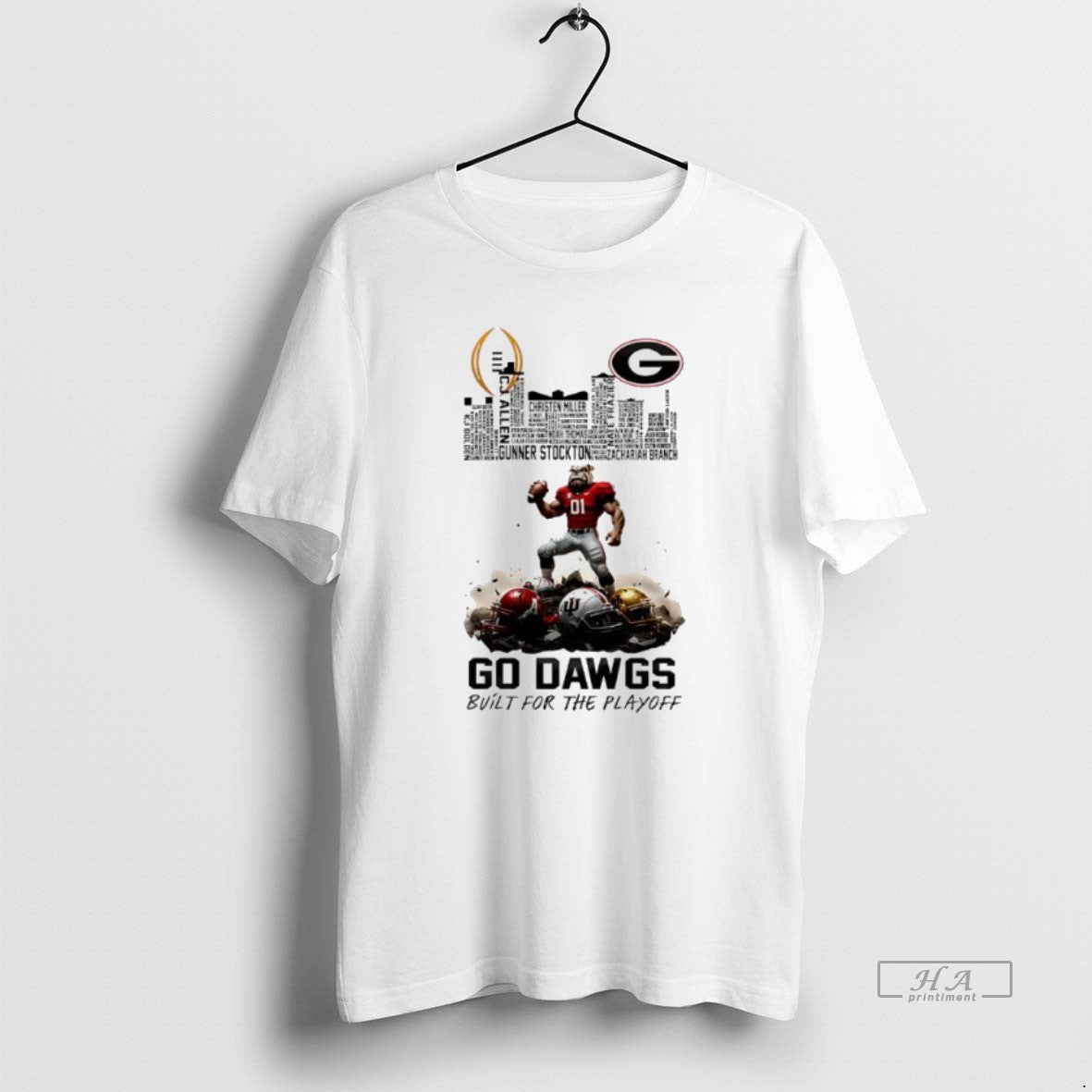 Official Georgia Bulldogs Bulit For Playoff 2025 2026 Cfp Mascot Skyline T-Shirts, Hoodie, Sweatshirt | InkRitualCo.com