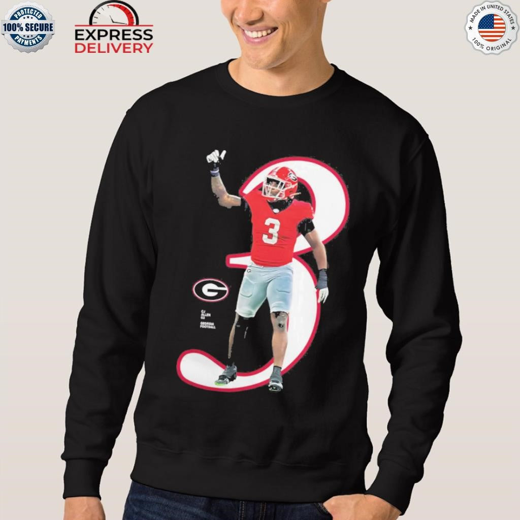 Georgia Bulldogs Linebacker CJ Allen NIL Breakthrough College Football Shirt