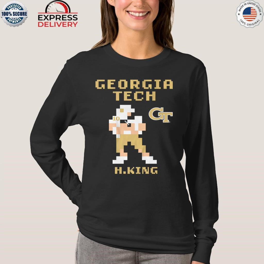 Georgia Tech Football Haynes King Retro Baller Shirt