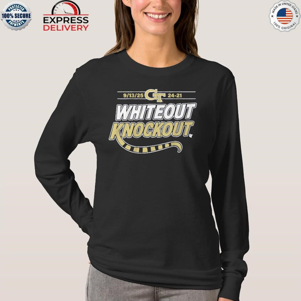 Georgia Tech Football Whiteout Knockout Shirt