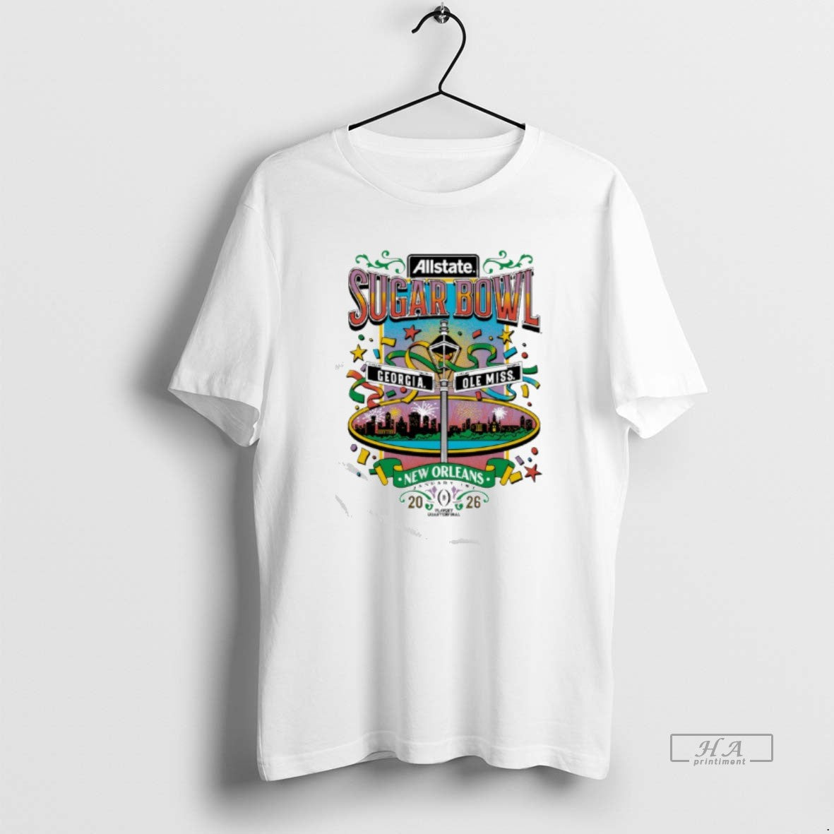 Official Georgia Vs Ole Miss 2026 Allstate Sugar Bowl New Orleans T-Shirts, Hoodie, Sweatshirt | InkRitualCo.com