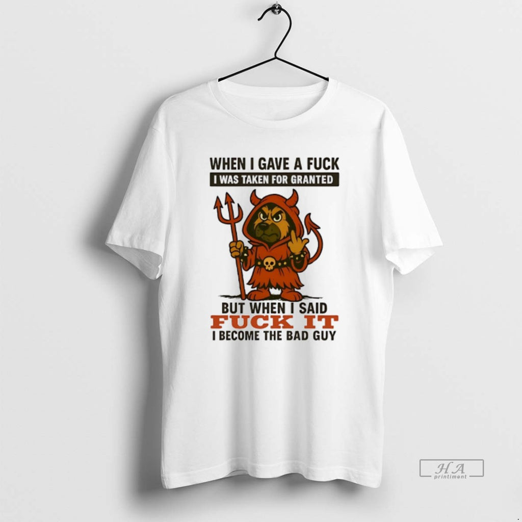 Official German Shepherd When I Gave A Fuck I Was Taken For Granted Halloween T-Shirts, Hoodie, Sweatshirt | InkRitualCo.com