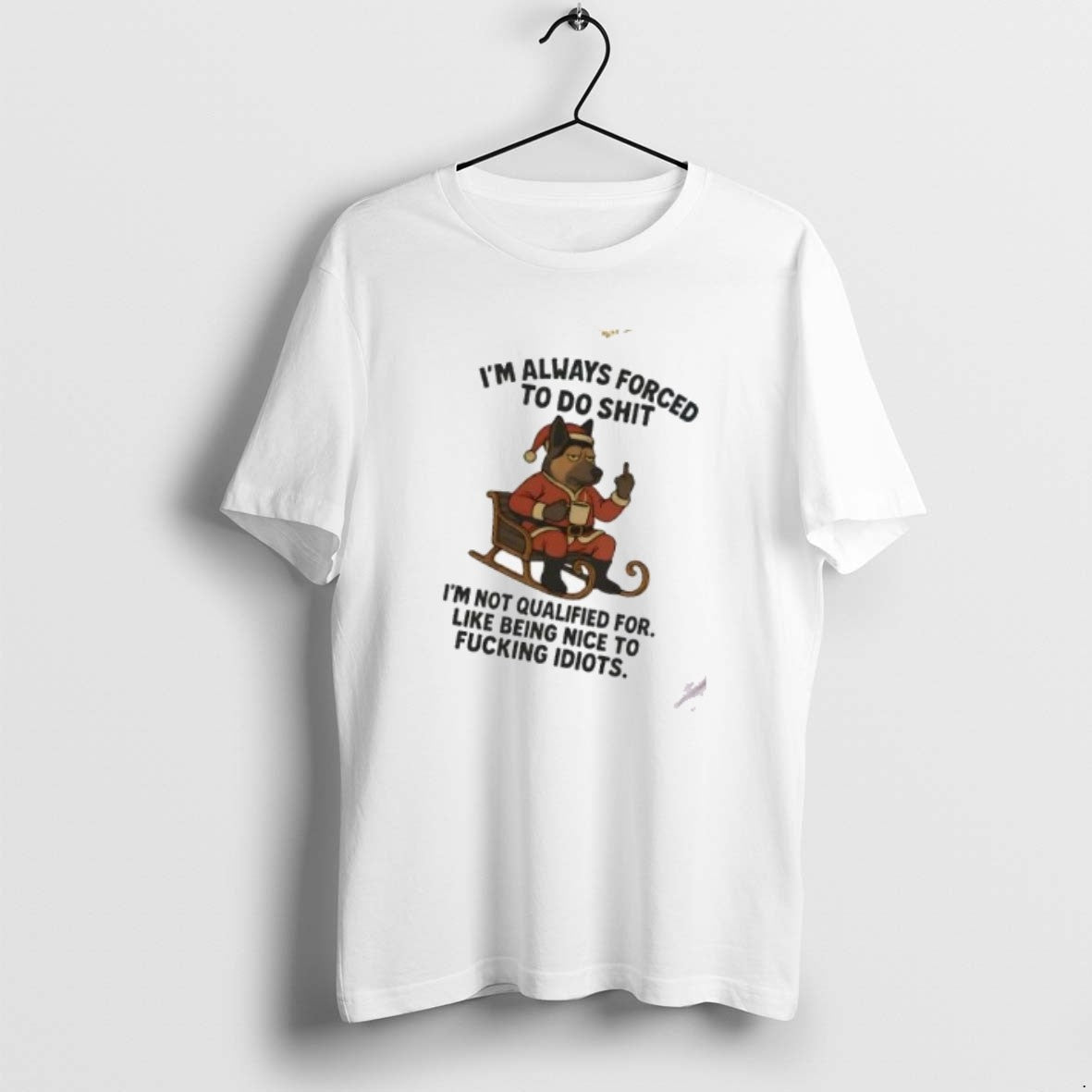 Official German Shepherd Im Always Forced To Do Shit Christmas T-Shirts, Hoodie, Sweatshirt | InkRitualCo.com