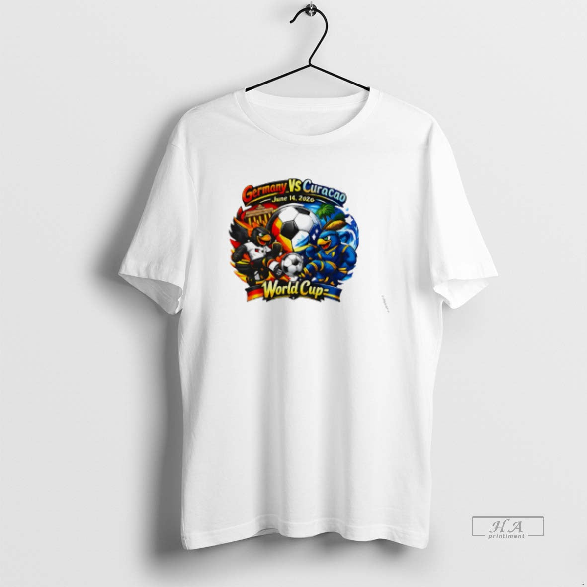 Official Germany Vs Curacao 2026 World Cup Mascot T-Shirts, Hoodie, Sweatshirt | InkRitualCo.com