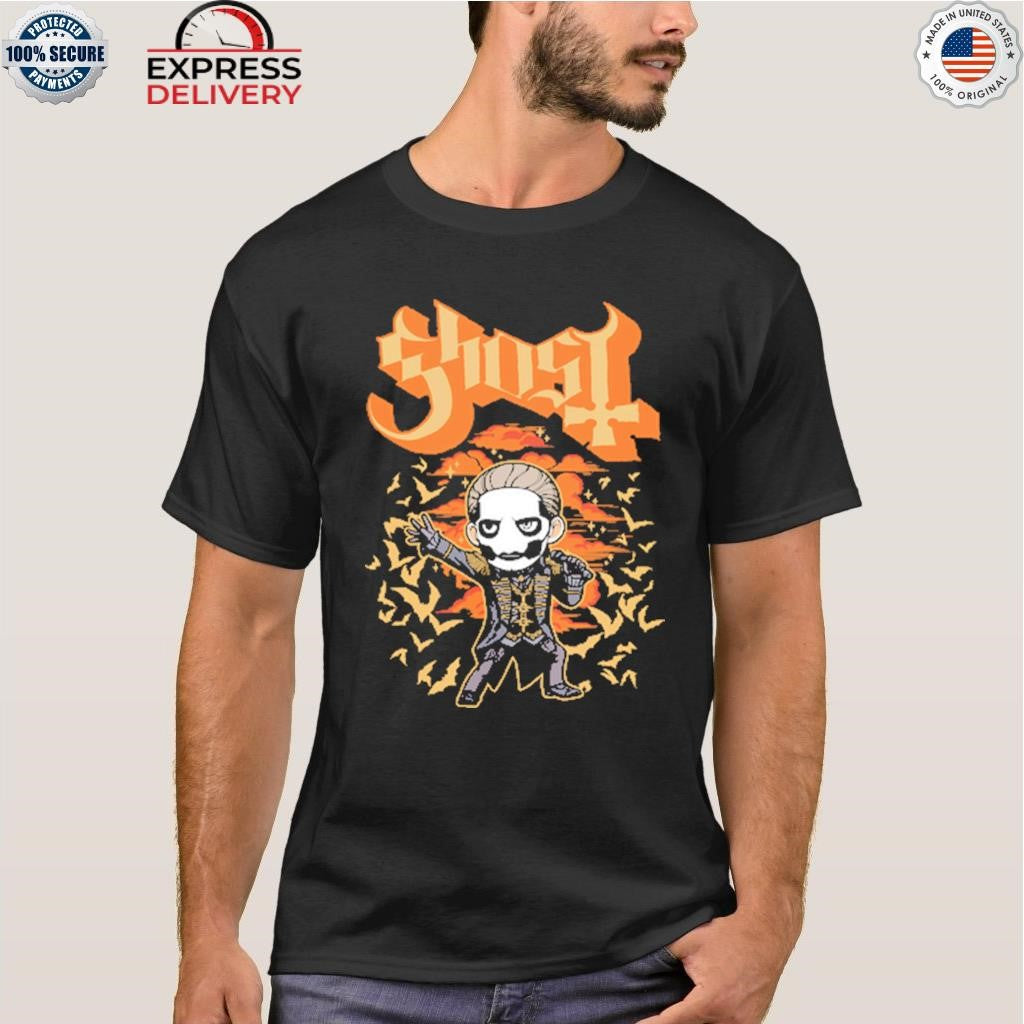 Ghost Band Orange Bat Toddler Shirt