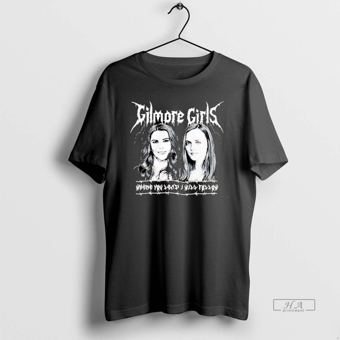 Official Gilmore Girls Metal Where You Lead I Will Follow Christmas T-Shirts, Hoodie, Sweatshirt | InkRitualCo.com