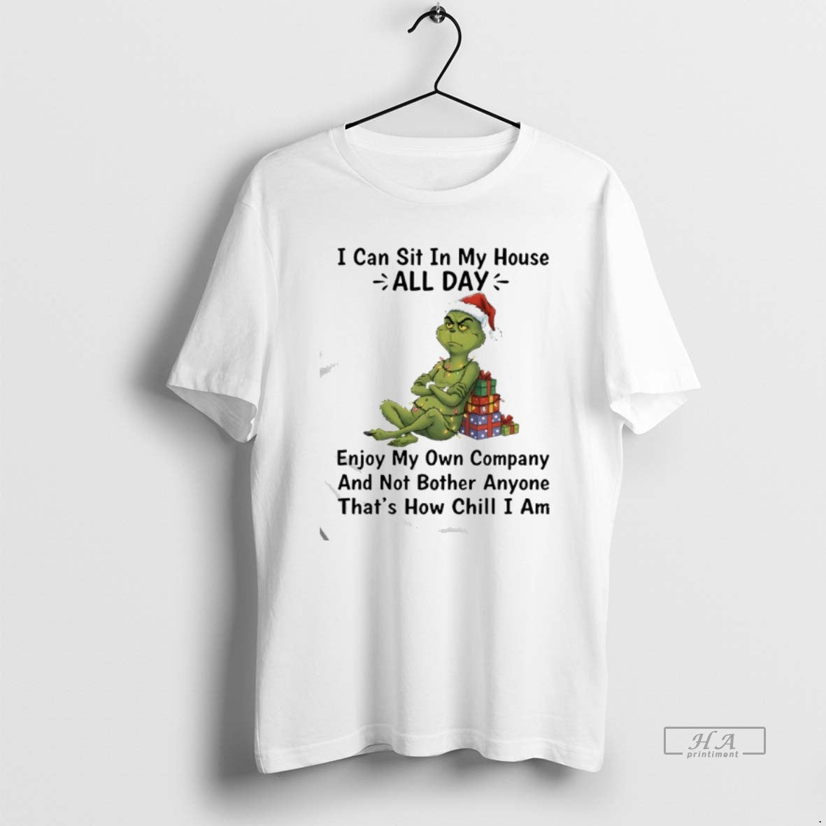 Official Ginch I Can Sit In My House All Day Enjoy My Own Company Merry T-Shirts, Hoodie, Sweatshirt | InkRitualCo.com
