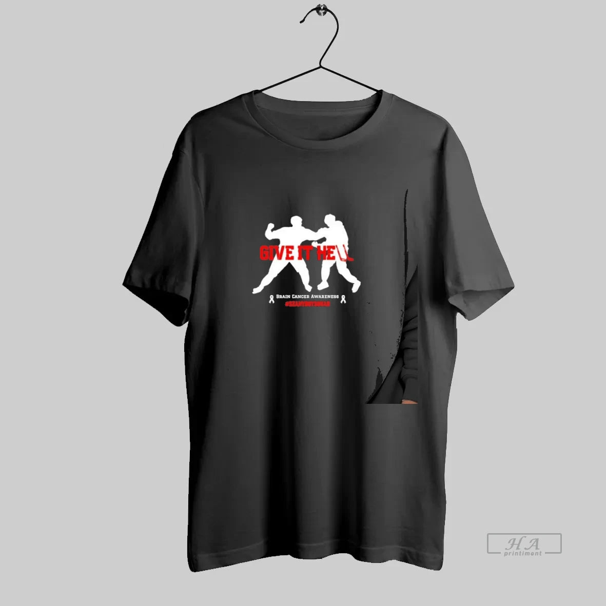 Official Give It Hell Brain Cancer Awareness T-Shirts, Hoodie, Sweatshirt | InkRitualCo.com