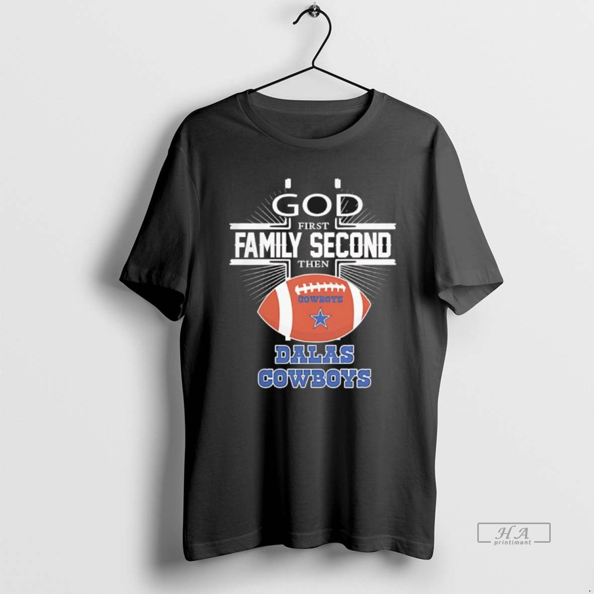 Official God First Family Second Then Dallas Cowboys Logo T-Shirts, Hoodie, Sweatshirt | InkRitualCo.com