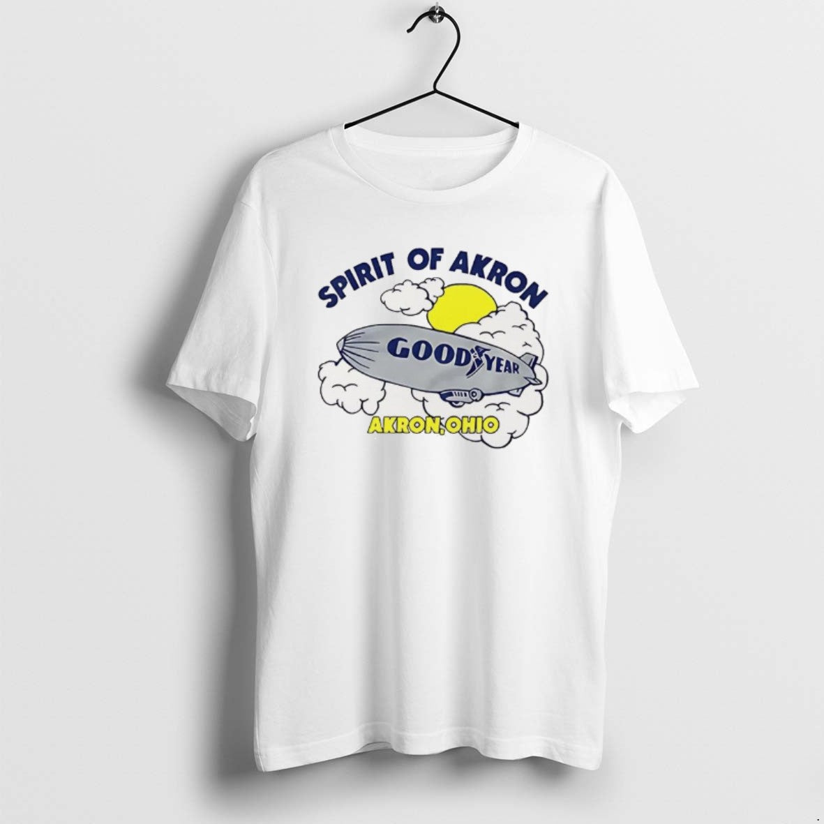 Official Goodyear Blimp Spirit Of Akron Ohio Cartoon T-Shirts, Hoodie, Sweatshirt | InkRitualCo.com