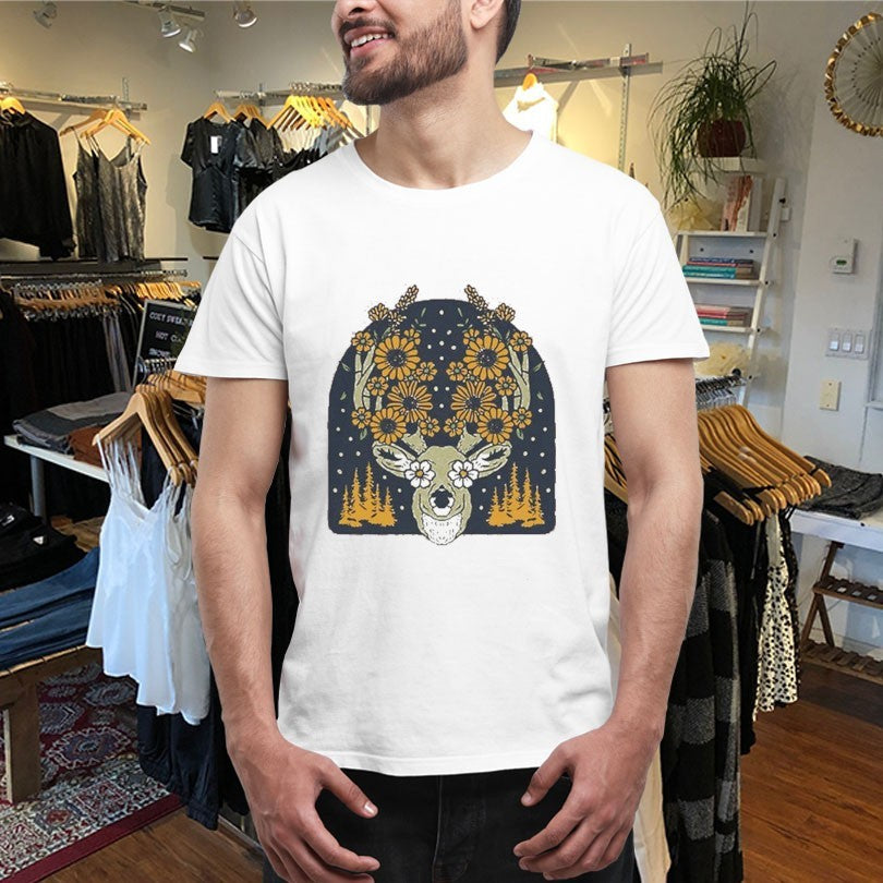 Goose Botanical Antlers Deer Shirts