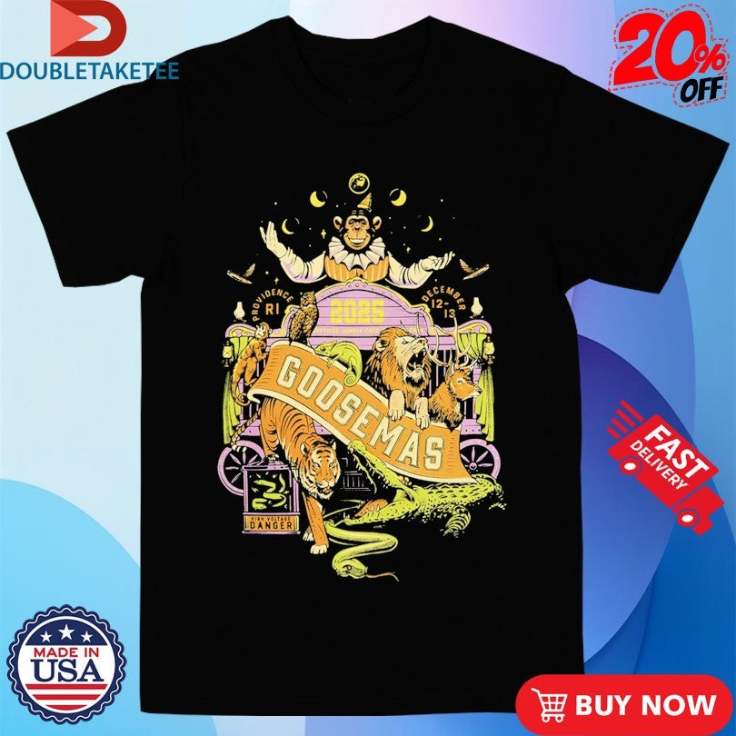 Goose Menagerie Goosemas High Voltage Danger 2025 Animals Shirts