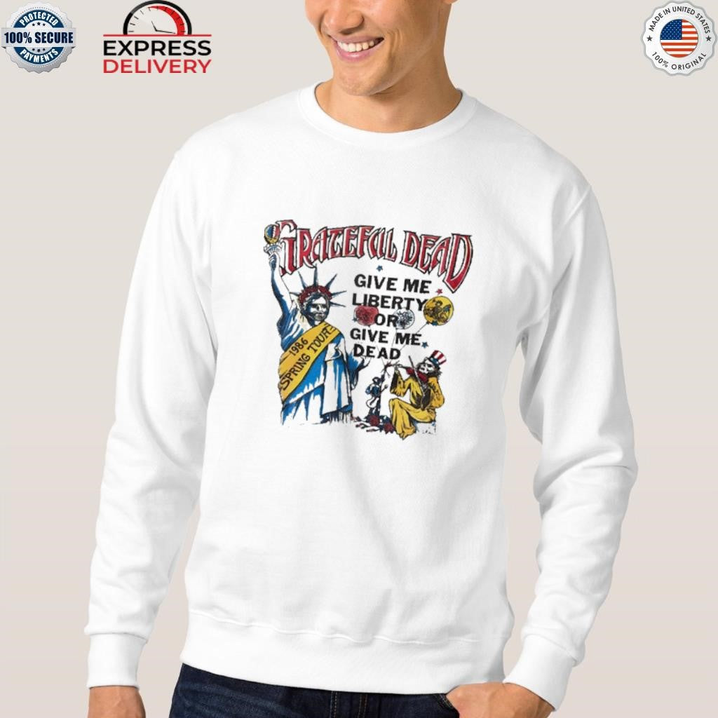 Grateful Dead 1986 Spring Tour Give me Liberty or Give me Dead Lot Shirt
