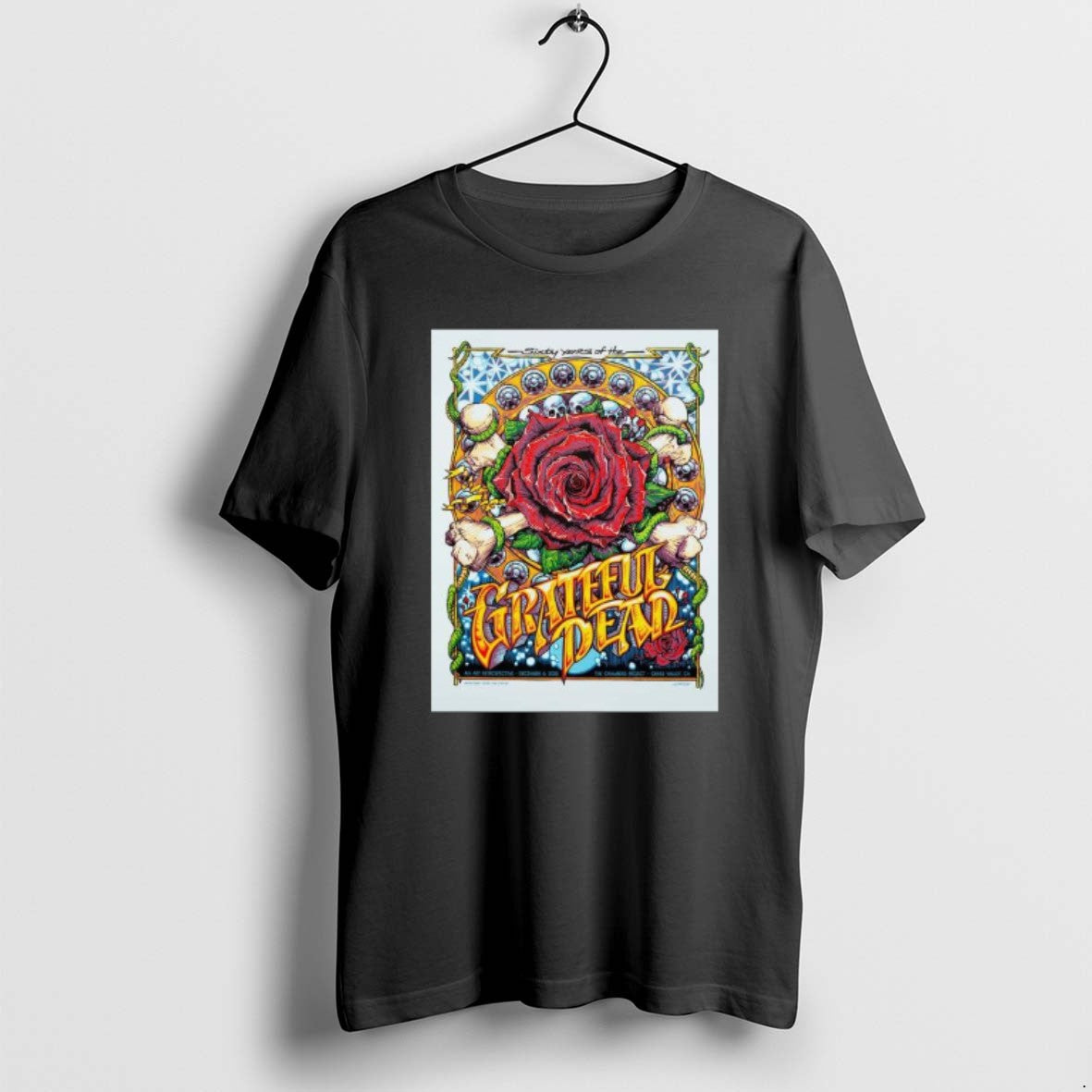 Official Grateful Dead 60 Years Of The Grateful Dead Grass Valley California At The Chambers T-Shirts, Hoodie, Sweatshirt
