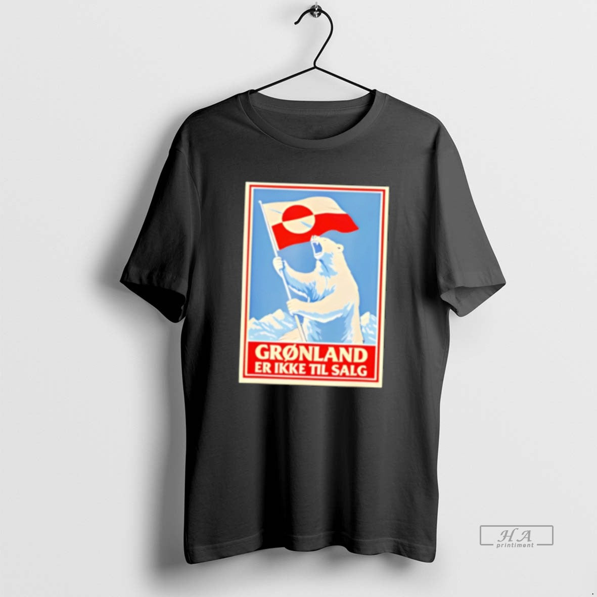 Official Greenland Is Not For Sale Bear Flag Tee Hoodie, Sweatshirt | InkRitualCo.com
