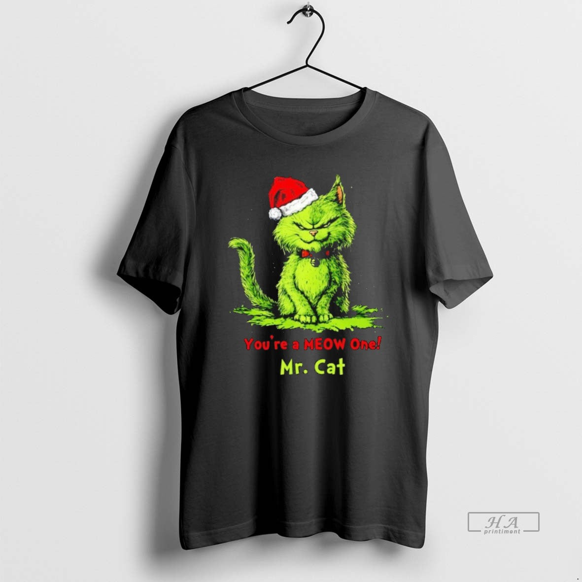Official Grinch Cat Youre A Meow One Mr Cat Christmas T-Shirts, Hoodie, Sweatshirt | InkRitualCo.com