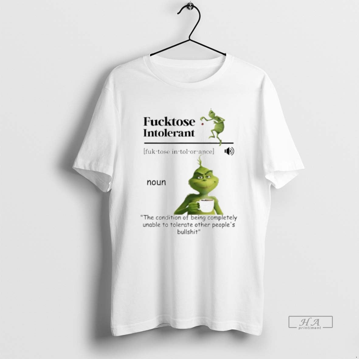 Official Grinch Fucktose Intolerant Noun T-Shirts, Hoodie, Sweatshirt | InkRitualCo.com