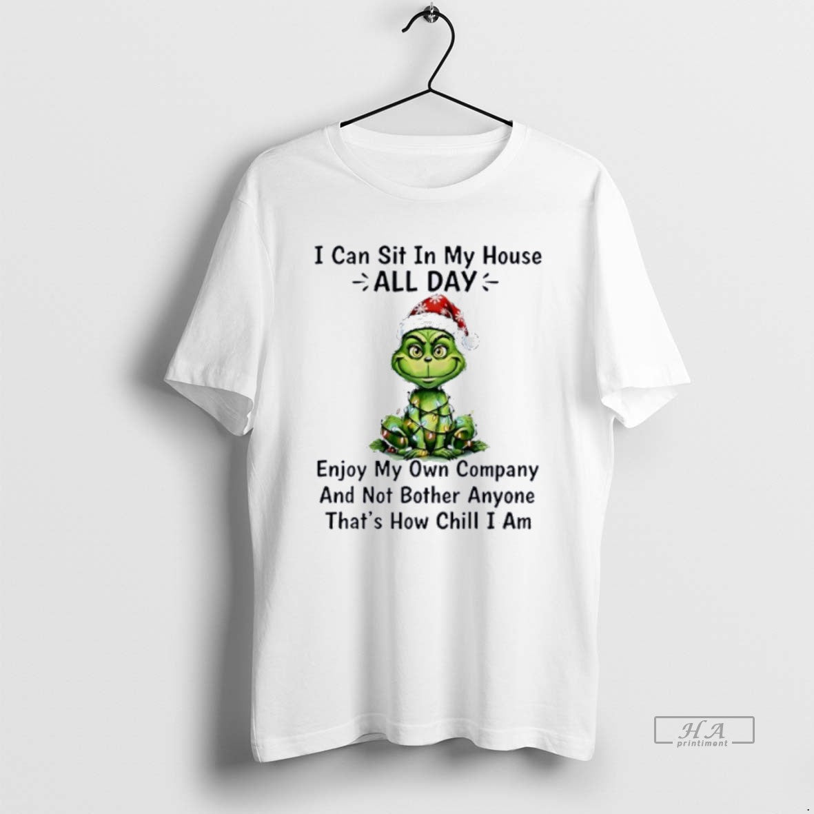 Official Grinch I Can Sit In My House All Day Enjoy My Own Company Christmas T-Shirts, Hoodie, Sweatshirt | InkRitualCo.com