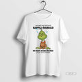 Official Grinch Santa Me And My Bed Are Happily Married We Have 2 Kids Named T-Shirts, Hoodie, Sweatshirt | InkRitualCo.com