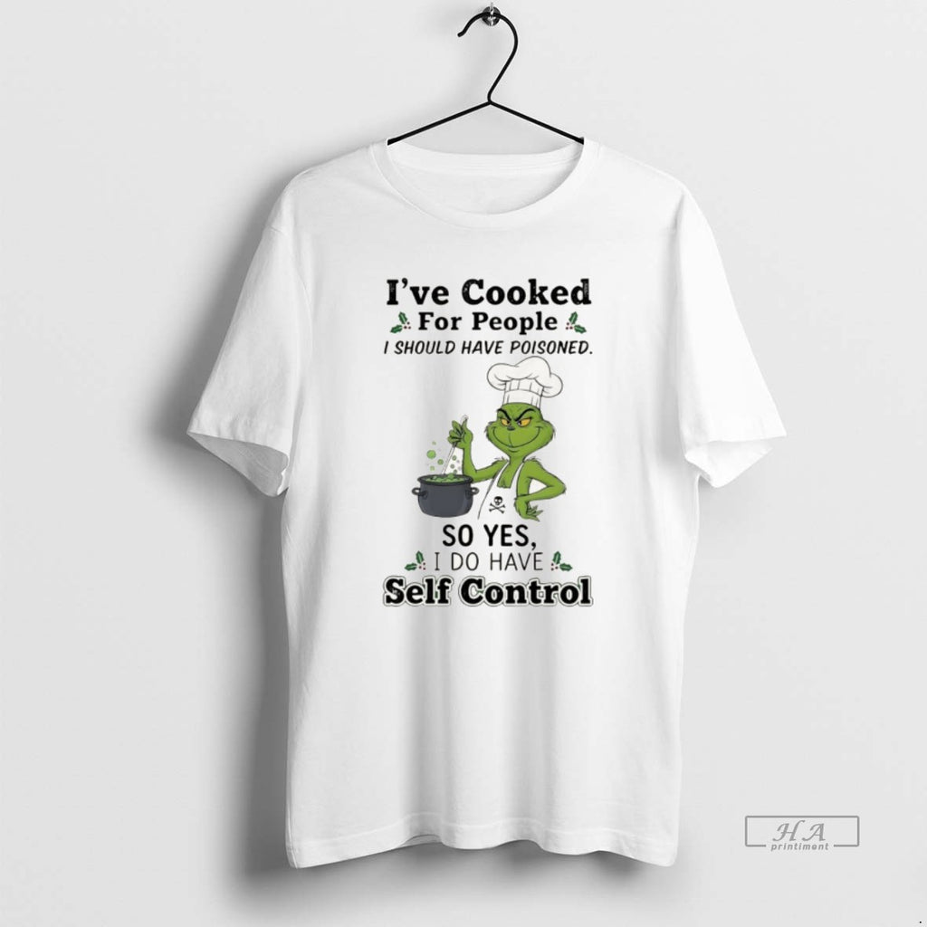 Official Grinch Cook Ive Cooked For People I Should Have Poisoned So Yes I Do T-Shirts, Hoodie, Sweatshirt | InkRitualCo.com