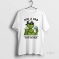 Official Grinch Just A Dad Who Always Came Back With The Milk T-Shirts, Hoodie, Sweatshirt | InkRitualCo.com