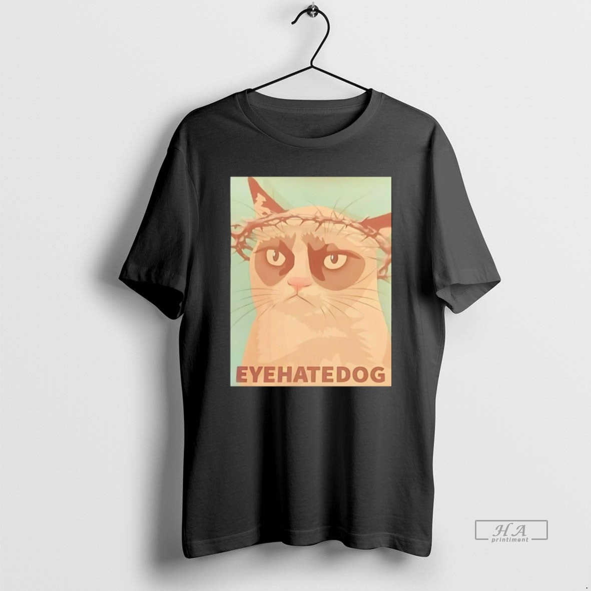 Official Grumpy Cat Crown Thorns Eye Hate Dog T-Shirts, Hoodie, Sweatshirt | InkRitualCo.com