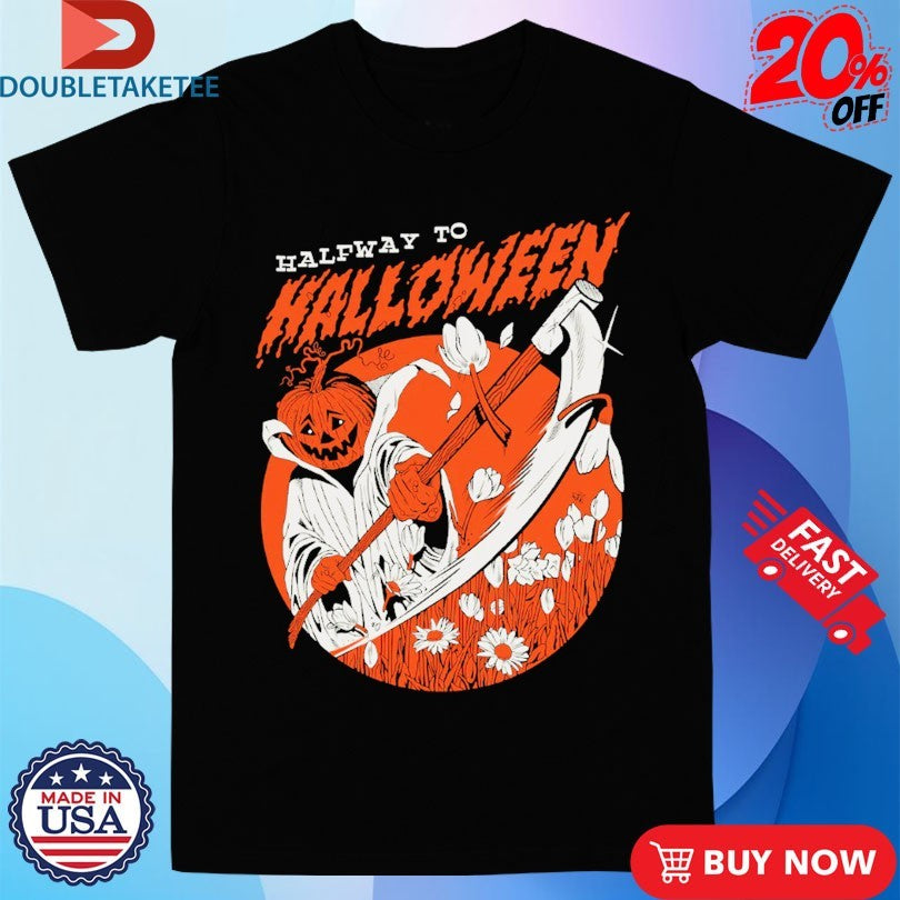 Halfway To Halloween Grim Reaper Shirts