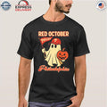 Halloween Ghost Phillies Red October Shirt