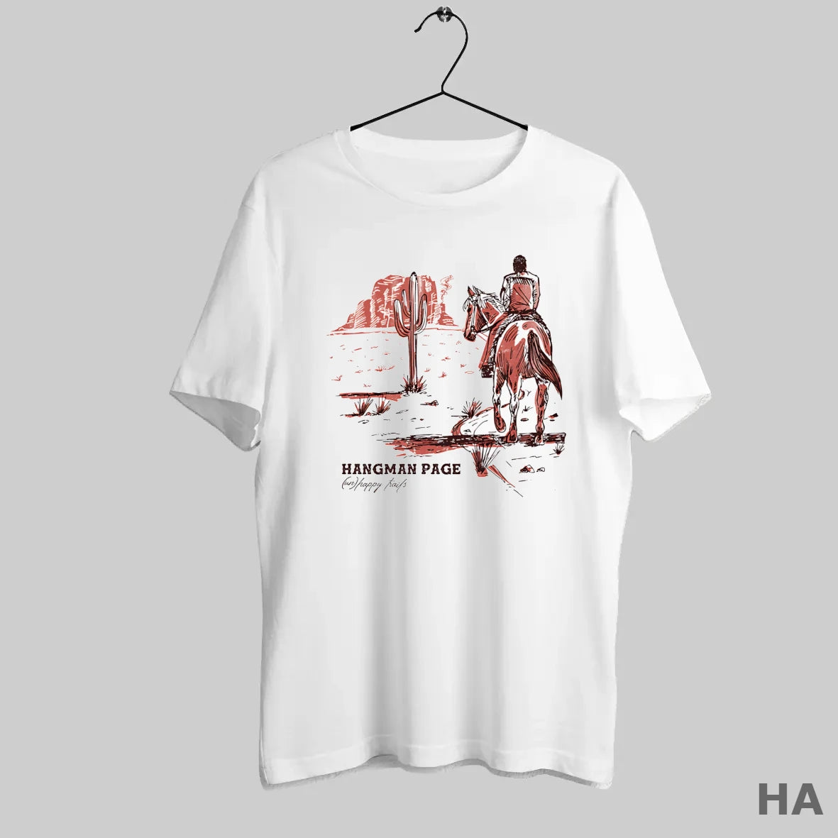 Official Hangman Adam Page Unhappy Trails T-Shirts, Hoodie, Sweatshirt | InkRitualCo.com