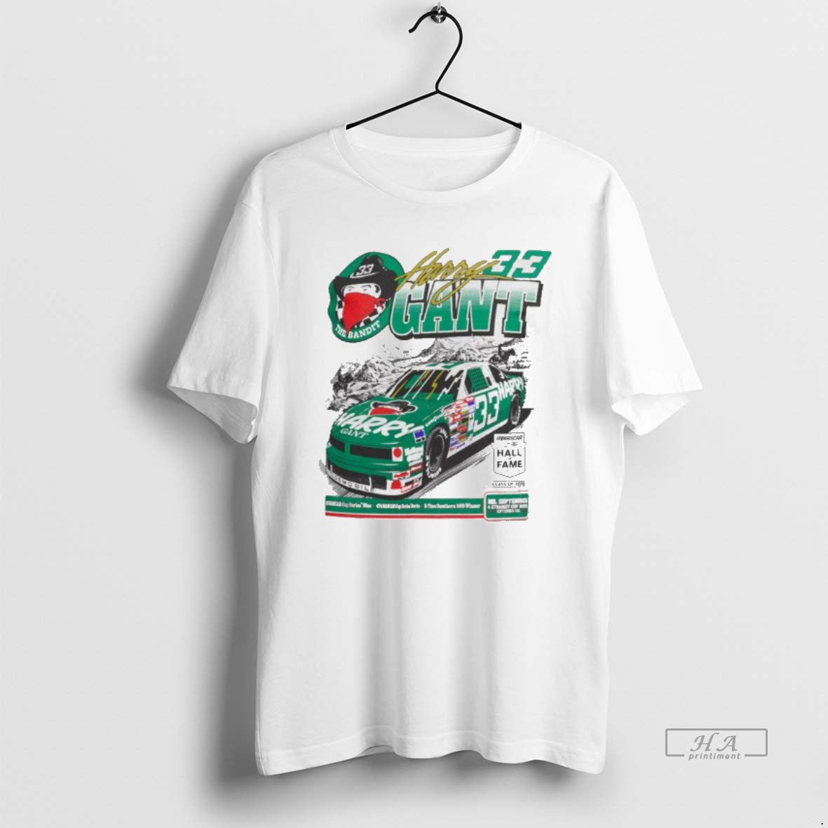 Official Harry Gant Checkered Flag Sports White Hall Of Fame Inductee T-Shirts, Hoodie, Sweatshirt | InkRitualCo.com