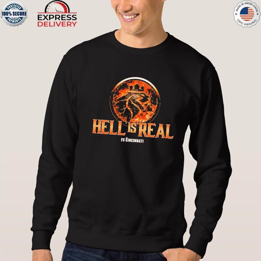 Hell is Real Kombat Orange Flame Shirt