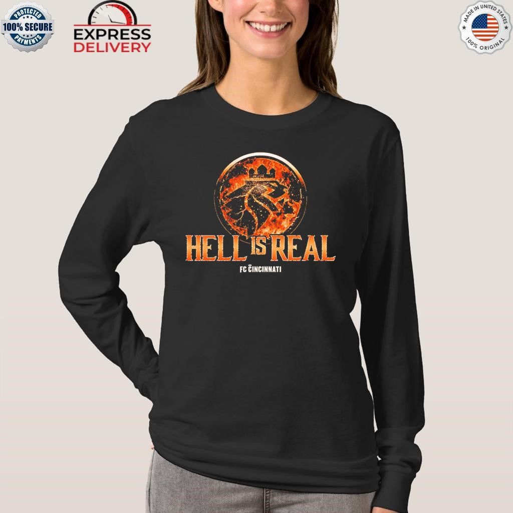 Hell is Real Kombat Orange Flame Shirt