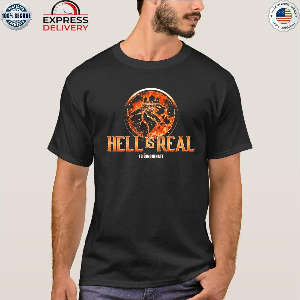 Hell is Real Kombat Orange Flame Shirt