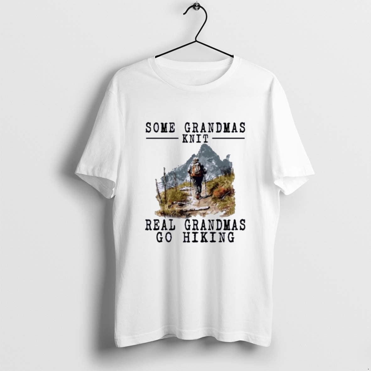 Official Hiking Some Grandmas Knit Real Grandmas T-Shirts, Hoodie, Sweatshirt | InkRitualCo.com