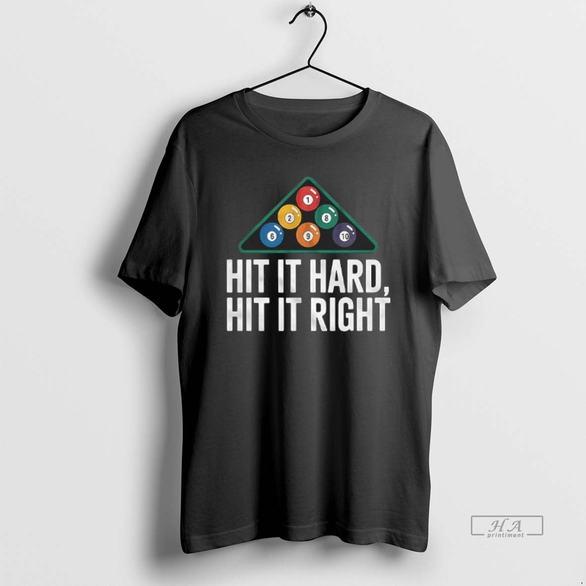 Official Hit It Hard Hit It Right Play Billiards T-Shirts, Hoodie, Sweatshirt | InkRitualCo.com