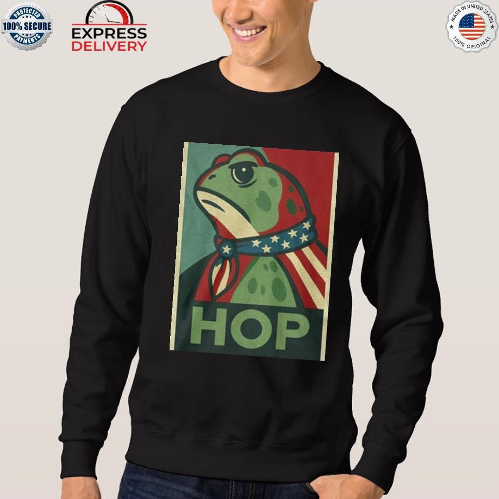 Hop No Hope Without Hop I Resist Portland Frog Shirt