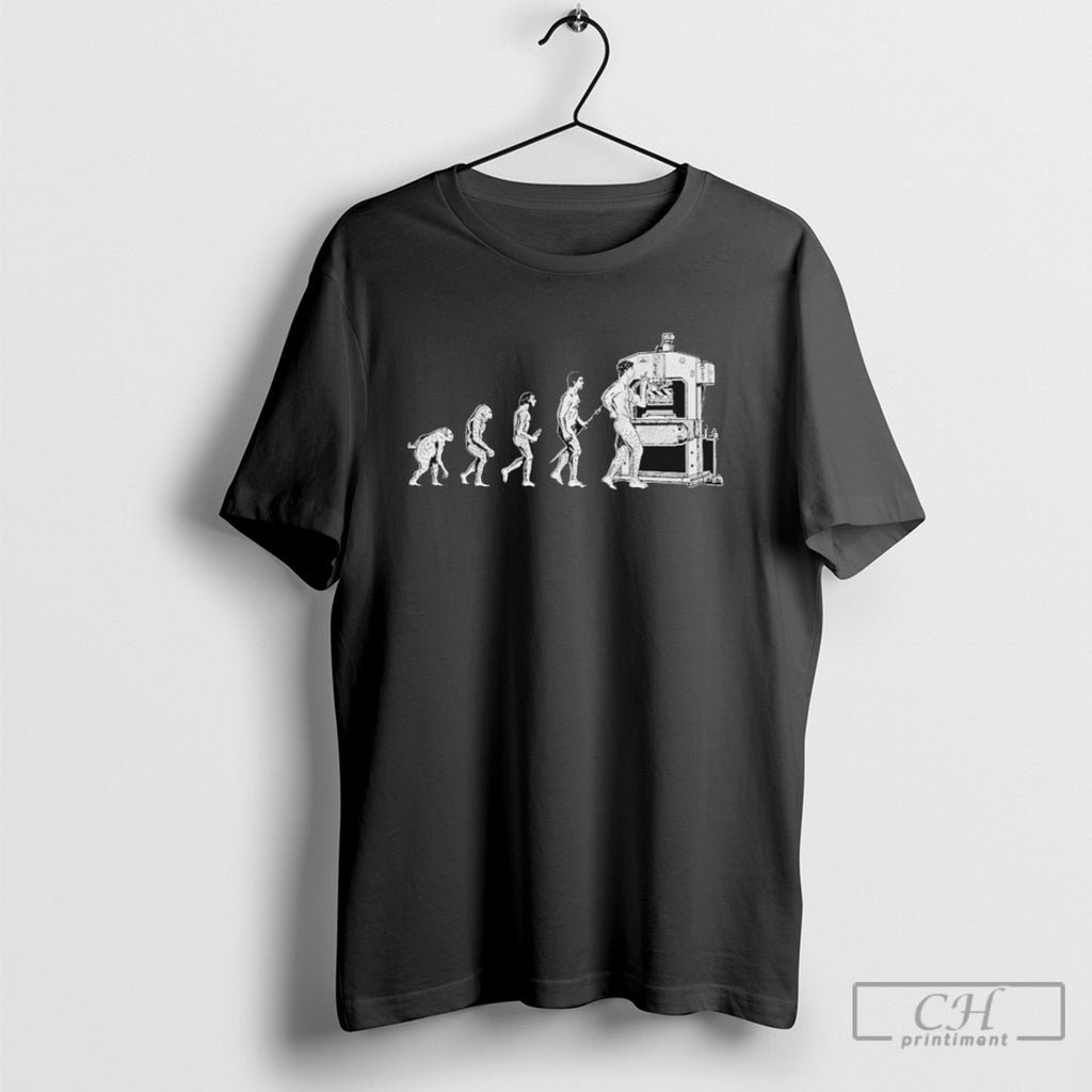 Official Hydraulic Press Channel Press Evolution T Shirts Hoodie, Sweatshirt | InkRitualCo.com