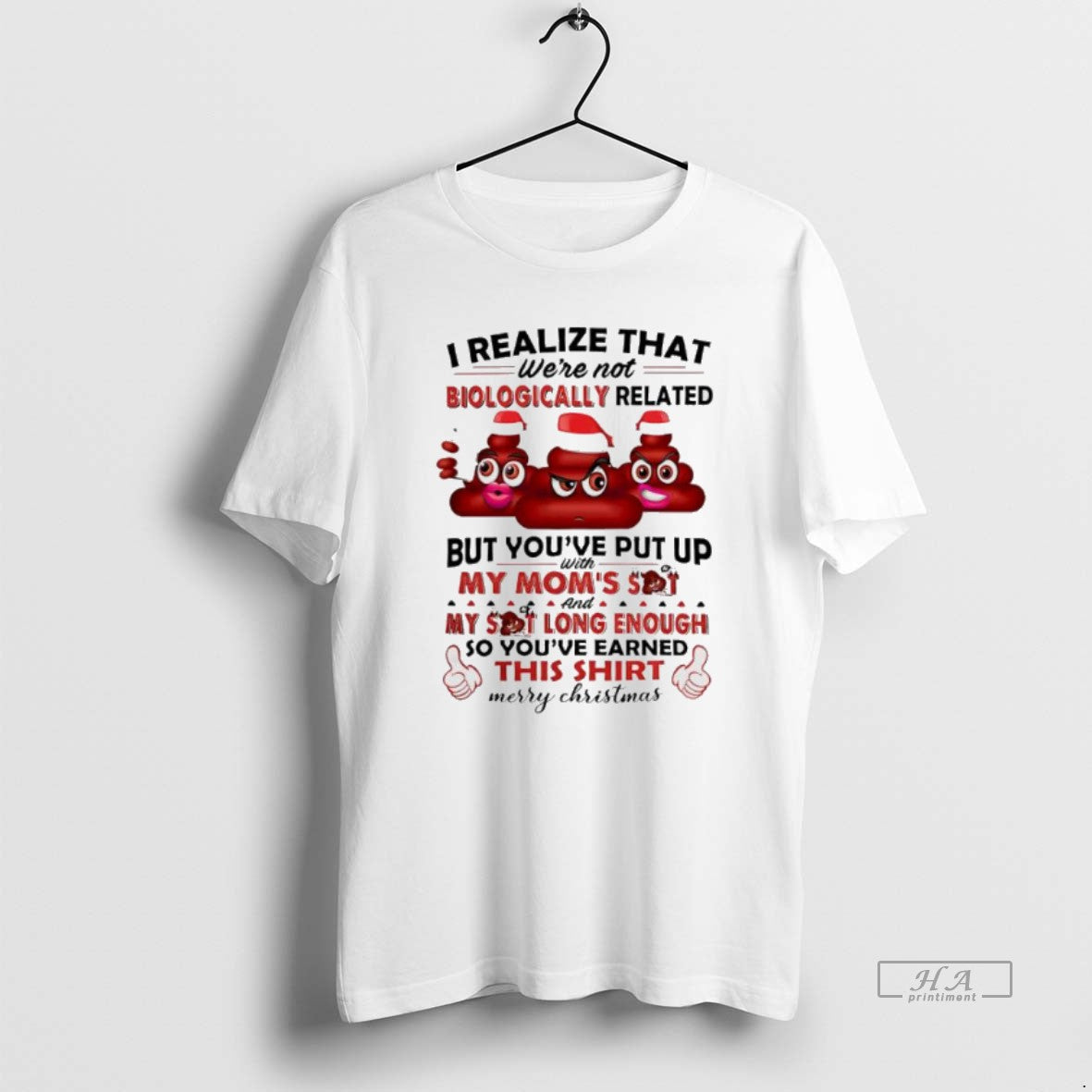 Official I Realize That Were Not Biologically Related Merry Christmas T-Shirts, Hoodie, Sweatshirt | InkRitualCo.com