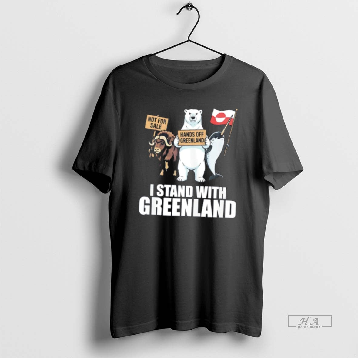 Official I Stand With Greenland Not For Sale Hands Of Greenland Tee Hoodie, Sweatshirt | InkRitualCo.com